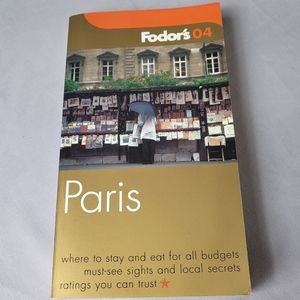 Fodor's Paris 2004 European paperback travel guidebook GUC